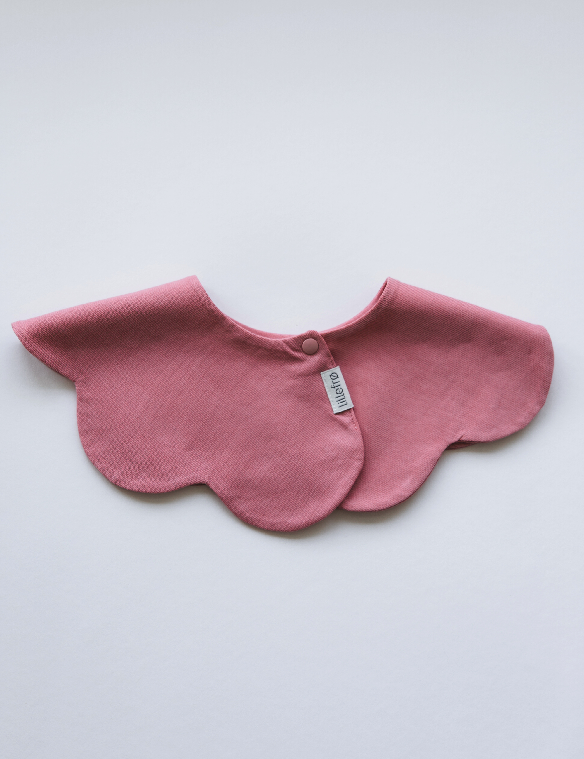 Blomst Bib - krapp rosa