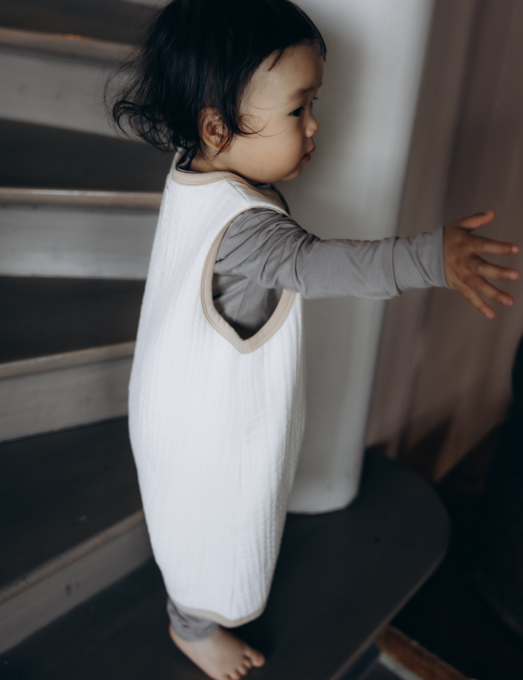 Sovepose MiniMove - bomull krem