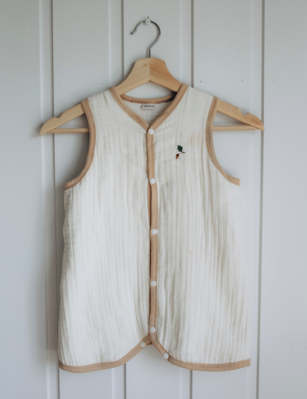 Sovepose MiniMove - bomull krem