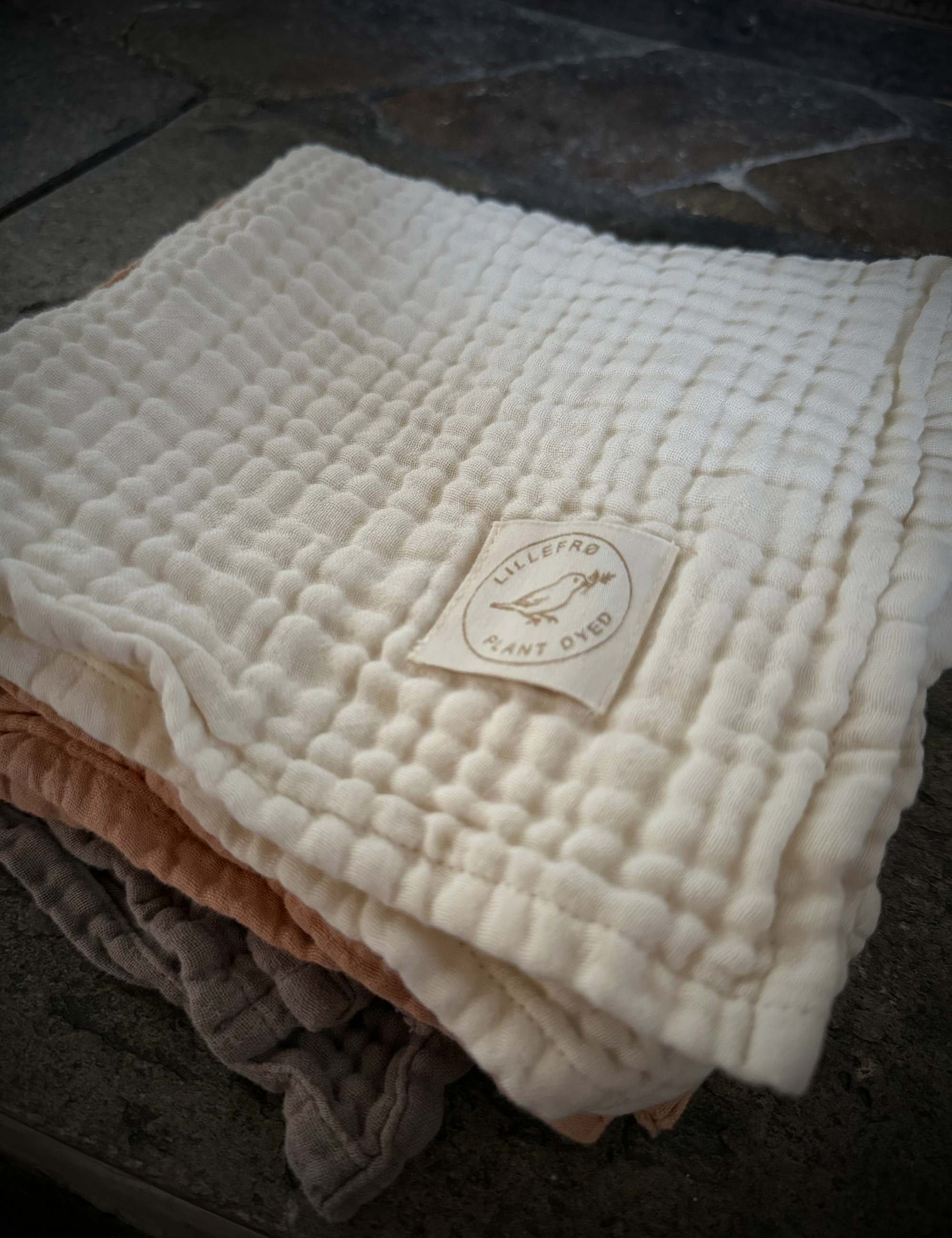 Små Square muslin 2-pakning