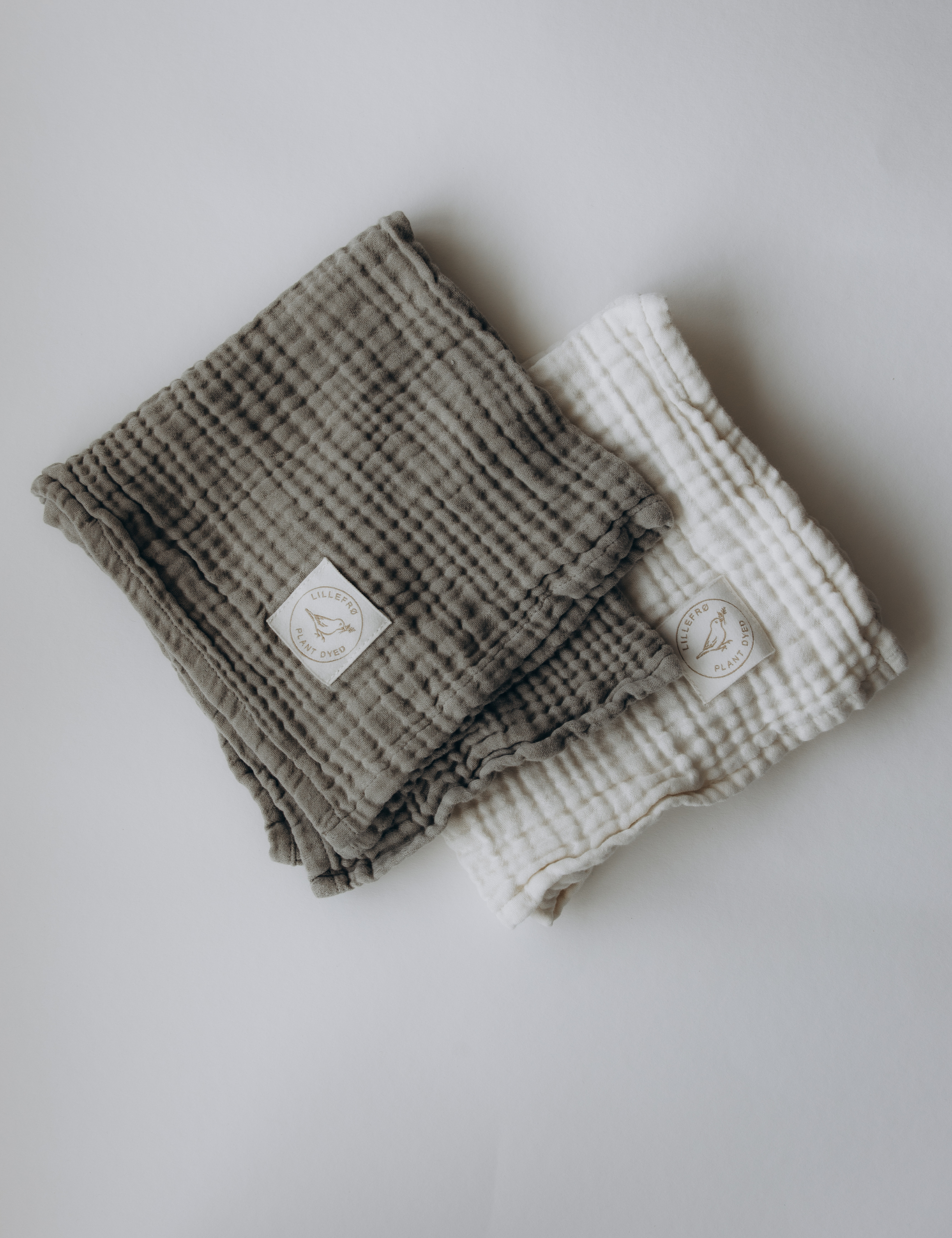 Små Square muslin 2-pakning