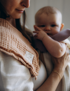 Små Square muslin 2-pakning