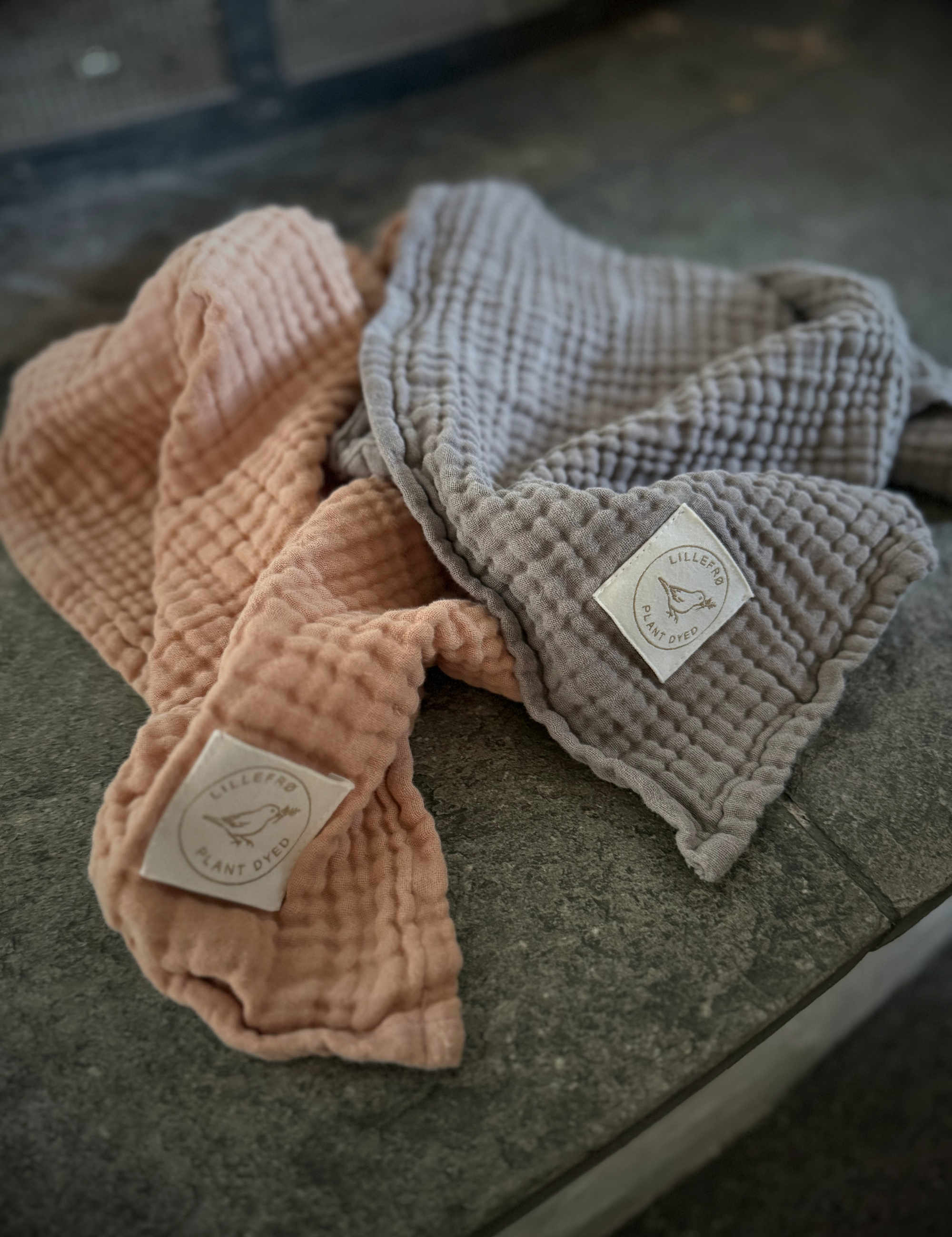 Små Square muslin 2-pakning