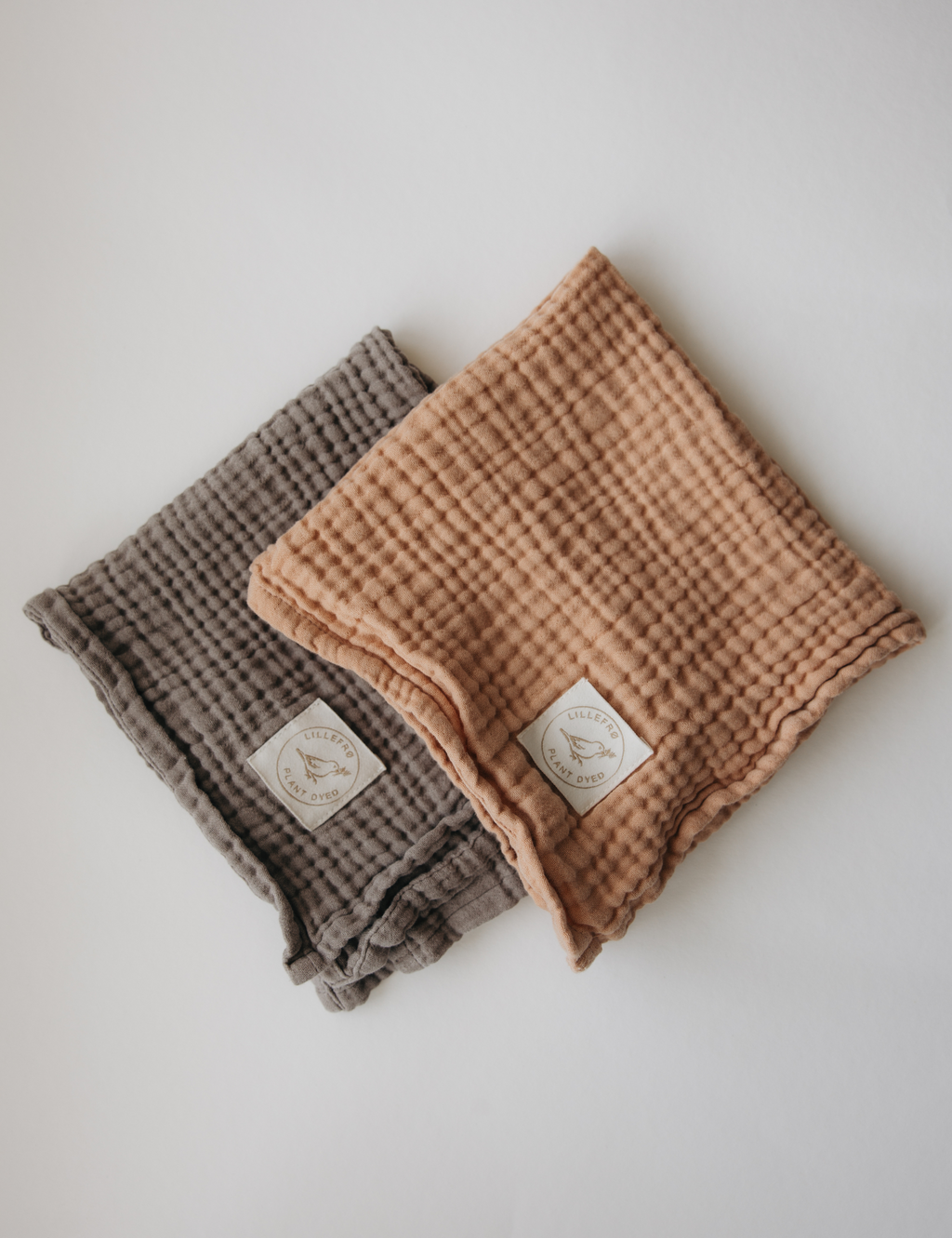 Små Square muslin 2-pakning